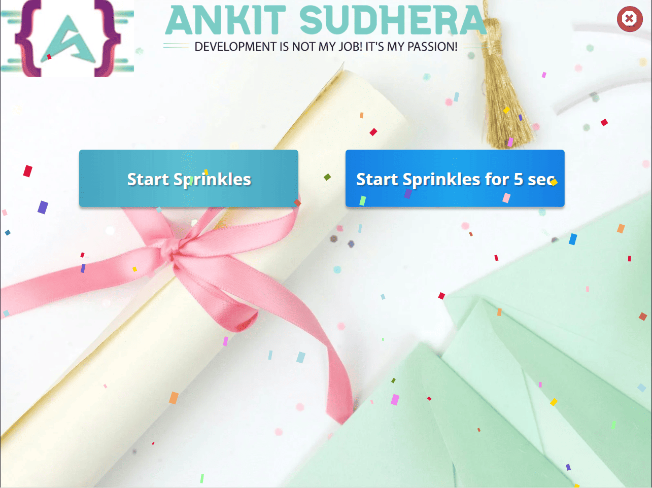 Showering Sprinkles